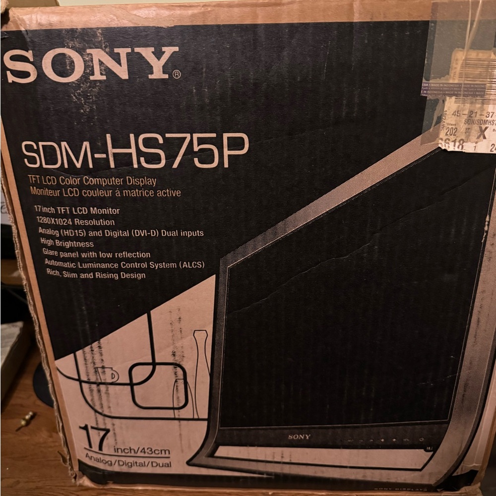 Sony 17” TFT LCD Monitor